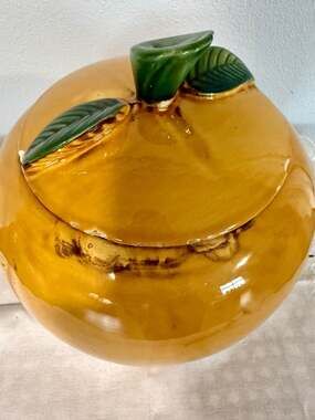 Vintage California Orange Cookie Jar